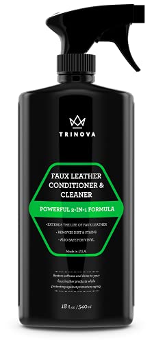 TriNova Leatherette, Vinyl & Faux Leather Cleaner & Conditioner