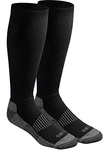 Dickies Men's Light Comfort Compression Over-The-Calf Socks