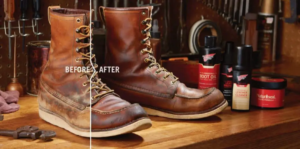 how to stretch leather work boots