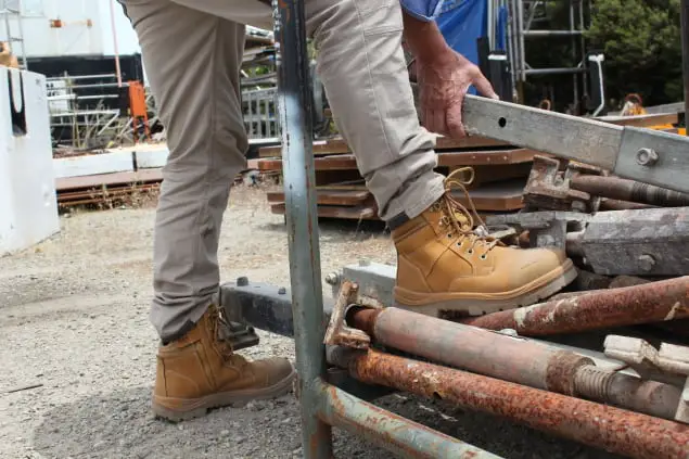 construction boots impact