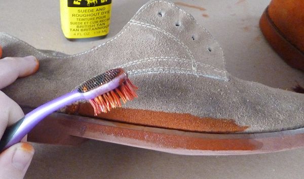 How to dye work boots