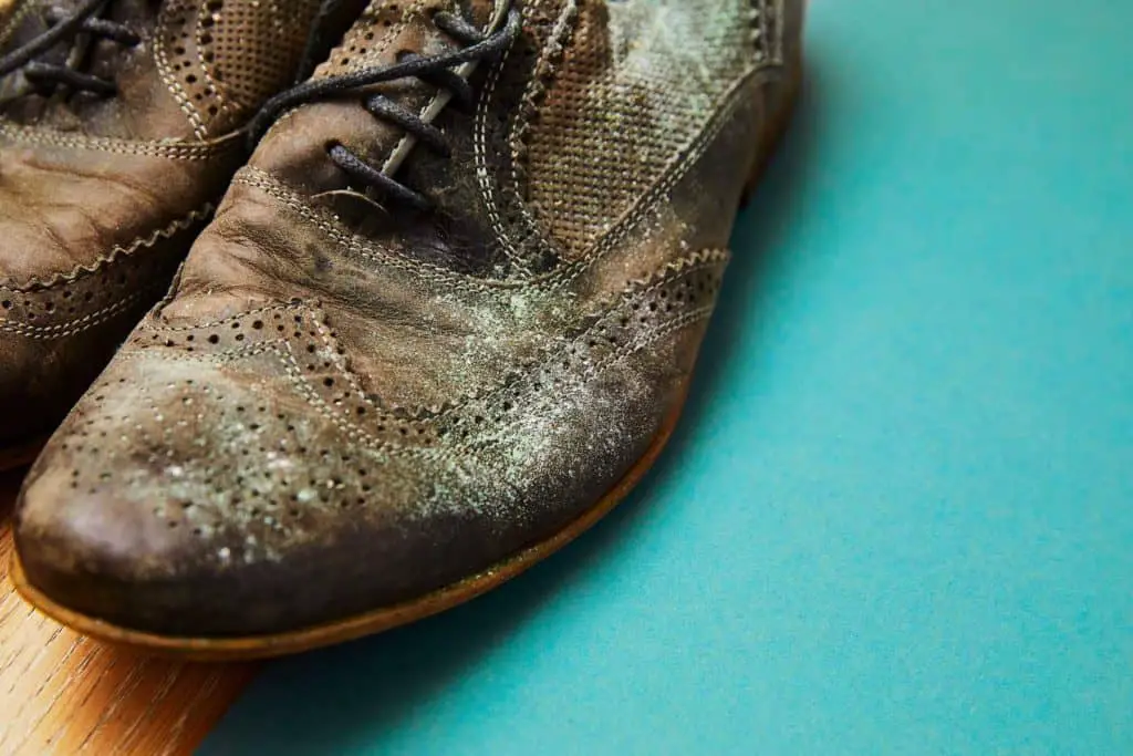 does rain damage leather shoes
