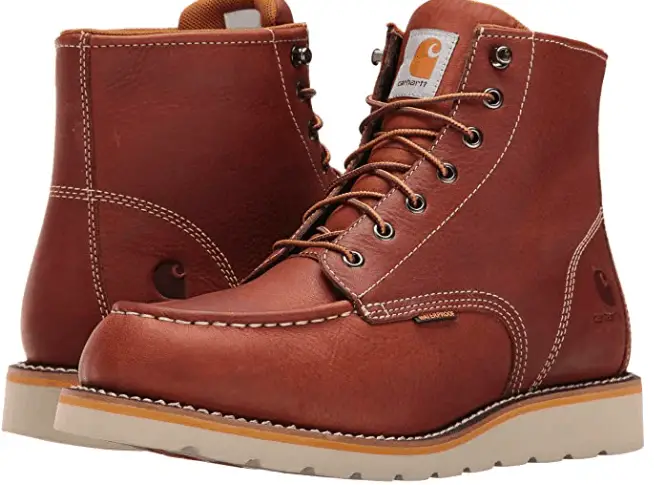 Carhartt Men's 6-Inch Waterproof Wedge Soft Toe Work Boot