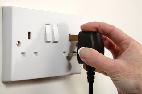 high voltage consuming appliances should be availed through a three pin plug socket-