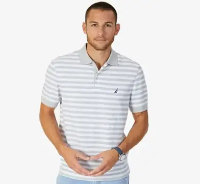 Fxbar Men’s Casual Business Short-Sleeve Blouses Slim Polo Shirts Sportswear 