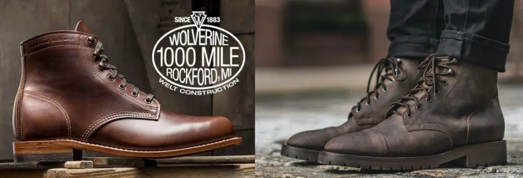 Wolverine 1000 Mile Vs Thursday Boots