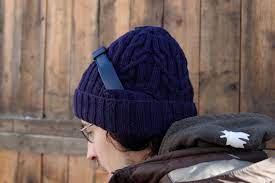 Wear cap under head phones