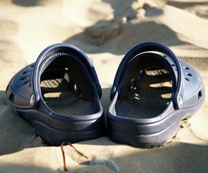 You can shrink crocs in natural sunlight
