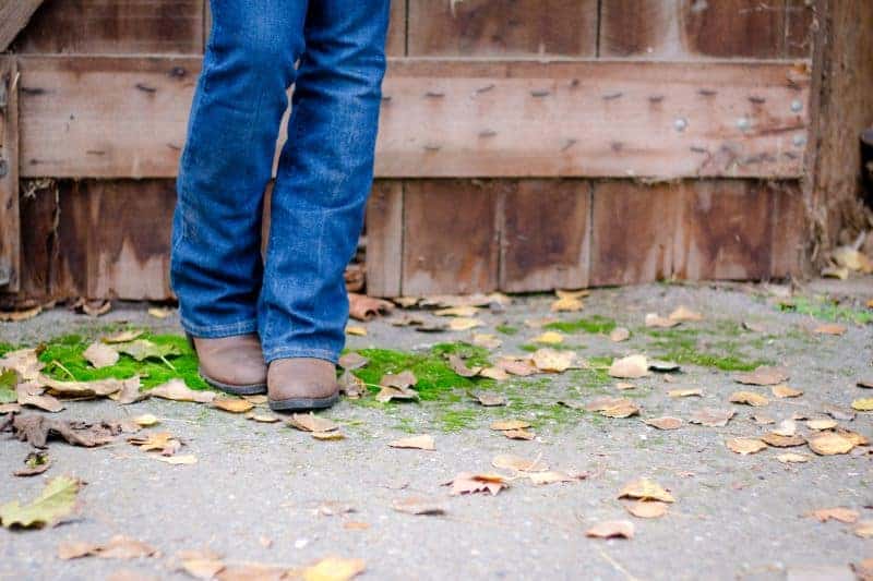 Cowboy boots for sales flat feet