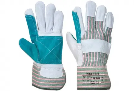 Double palm rigger gloves