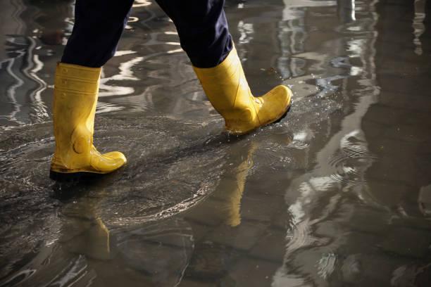 Gum boots are waterproof