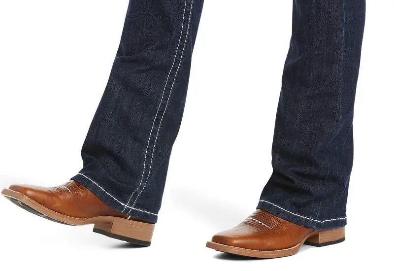 Bootcut jeans should fit comfortably over your boots